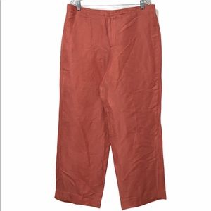 Linda Allard Ellen tracy peach pants in size XL
